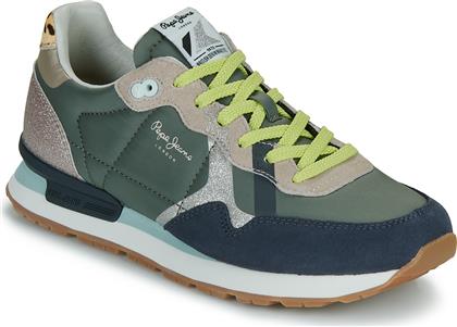 XΑΜΗΛΑ SNEAKERS BRIT GLITTER W PEPE JEANS