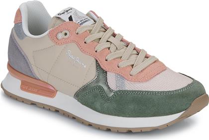 XΑΜΗΛΑ SNEAKERS BRIT MIXT W PEPE JEANS