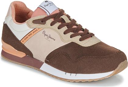 XΑΜΗΛΑ SNEAKERS LONDON TAWNY W PEPE JEANS