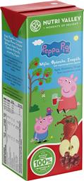 ΦΥΣΙΚΟΣ ΧΥΜΟΣ ΦΡΑΟΥΛΑ ΜΗΛΟ ΣΤΑΦΥΛΙ 250ML PEPPA PIG