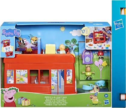 ΛΑΜΠΑΔΑ TOYS ΠΑΙΧΝΙΔΙΑ 2 ΣΕ 1 PEPPA'S PARTY BUS, F8881 PEPPA PIG