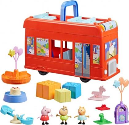 TOYS ΠΑΙΧΝΙΔΙΑ 2 ΣΕ 1 PEPPA'S PARTY BUS, F8881 PEPPA PIG