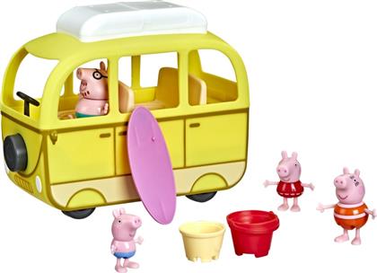 ΤΡΟΧΟΣΠΙΤΟ ΜΕ 4 ΦΙΓΟΥΡΕΣ PEPPA'S BEACH CAMPERVAN F36325L0 PEPPA PIG