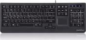 PERIBOARD-313 WIRED BACKLIT TOUCHPAD KEYBOARD WITH 2 HUBS PERIXX