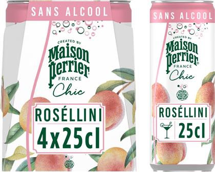 MOCKTAIL MAISON CHIC ROSELLINI 4X250ML PERRIER