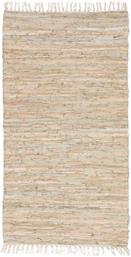 ΧΑΛΙ LEATHER RUGS SOLID 130227/02B BEIGE (70X130CM) ΠΕΡΣΙΚΑ