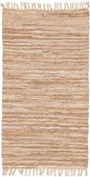 ΧΑΛΙ LEATHER RUGS SOLID 130227/02E CAMEL (70X130CM) ΠΕΡΣΙΚΑ