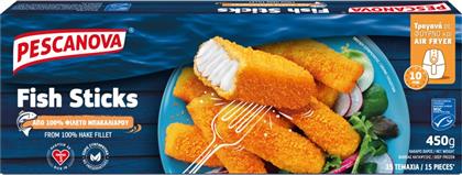 FISH STICKS ΜΠΑΚΑΛΙΑΡΟΥ 450G PESCANOVA