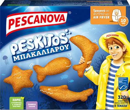 PESCITOS ΜΠΑΚΑΛΙΑΡΟΥ (320GR) PESCANOVA