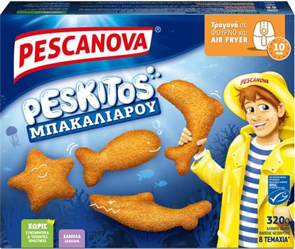 PESKITOS ΜΠΑΚΑΛΙΑΡΟΥ 320G PESCANOVA