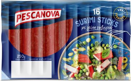 SURIMI STICKS ΓΕΥΣΗ ΚΑΒΟΥΡΙΟΥ 250G PESCANOVA