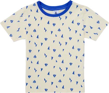 T-SHIRT ΜΕ ΚΟΝΤΑ ΜΑΝΙΚΙΑ BOLETO PETIT BATEAU