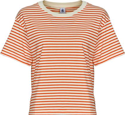 T-SHIRT ΜΕ ΚΟΝΤΑ ΜΑΝΙΚΙΑ MC COL ROND PETIT BATEAU