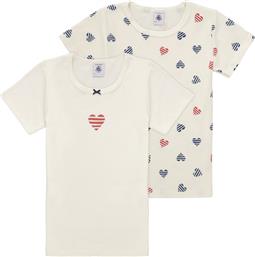 T-SHIRT ΜΕ ΚΟΝΤΑ ΜΑΝΙΚΙΑ TSMC X2 PETIT BATEAU