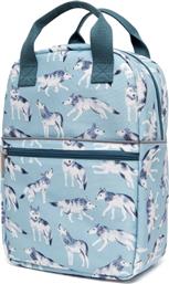 BACKPACK ΠΑΙΔΙΚΟ 20X10X29ΕΚ. WOLVES PTM-BP9-S (ΧΡΩΜΑ: ΓΚΡΙ) - - PTM-BP9-S PETIT MONKEY