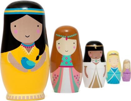 ΜΠΑΜΠΟΥΣΚΕΣ ΣΕΤ 5ΤΜΧ ΞΥΛΙΝΕΣ PRINCESS PTM-ND3 - - PTM-ND3 PETIT MONKEY