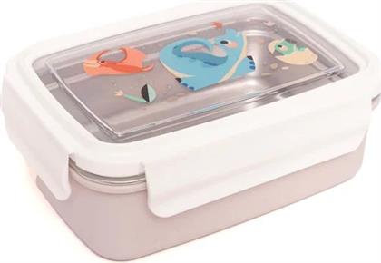 LUNCHBOX ΠΛΑΣΤΙΚΟ ΜΕ ΑΝΟΞΕΙΔΩΤΟ ΔΟΧΕΙΟ BENTO DINOSAUR 18X13X7ΕΚ. PTM-LB46 (ΥΛΙΚΟ: ΠΛΑΣΤΙΚΟ, ΧΡΩΜΑ: ΡΟΖ) - - PTM-LB46 PETIT MONKEY