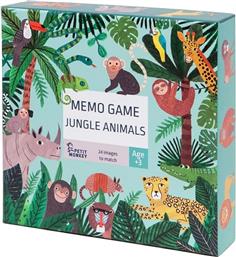 MEMO GAME JUNGLE ANIMALS PTM-PMG010 - - PTM-PMG010 PETIT MONKEY