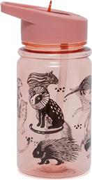 ΠΑΓΟΥΡΙ ΜΕ ΚΑΛΑΜΑΚΙ TRITAN BLACK ANIMALS 400ML DESERT ROSE PTM-DB18 (ΧΡΩΜΑ: ΡΟΖ, ΥΛΙΚΟ: TRITAN) - - PTM-DB18 PETIT MONKEY