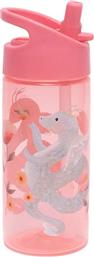 ΠΑΓΟΥΡΙ ΜΕ ΚΑΛΑΜΑΚΙ TRITAN FAIRYTALE DRAGON PEONY 380ML PTM-DB45 (ΧΡΩΜΑ: ΡΟΖ, ΥΛΙΚΟ: TRITAN) - - PTM-DB45 PETIT MONKEY