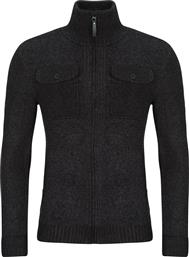 ΜΠΟΥΦΑΝ / ΖΑΚΕΤΕΣ MEN KNITWEAR COLLAR CARDIGAN PETROL INDUSTRIES