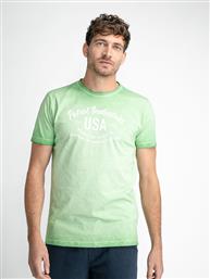 T-SHIRT M-1030-TSR656 ΠΡΑΣΙΝΟ REGULAR FIT PETROL INDUSTRIES