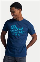 T-SHIRT M-1040-TSR600 ΜΠΛΕ REGULAR FIT PETROL INDUSTRIES