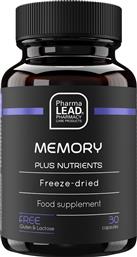 BLACK RANGE MEMORY PLUS NUTRIENTS ΣΥΜΠΛΗΡΩΜΑ ΔΙΑΤΡΟΦΗΣ ΒΙΤΑΜΙΝΩΝ, ΜΕΤΑΛΛΩΝ, ΑΜΙΝΟΞΕΩΝ & ΕΚΧΥΛΙΣΜΑΤΟΣ ΒΟΤΑΝΩΝ ΓΙΑ ΒΕΛΤΙΩΣΗ ΤΗΣ ΜΝΗΜΗΣ & ΠΝΕΥΜΑΤΙΚΗ ΔΙΑΥΓΕΙΑ 30CAPS PHARMALEAD