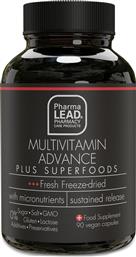 BLACK RANGE MULTIVITAMIN ADVANCE PLUS SUPERFOODS ΣΥΜΠΛΗΡΩΜΑ ΔΙΑΤΡΟΦΗΣ ΠΟΛΥΒΙΤΑΜΙΝΩΝ ΓΙΑ ΤΗΝ ΕΝΙΣΧΥΣΗ ΤΟΥ ΟΡΓΑΝΙΣΜΟΥ 90VEG.CAPS PHARMALEAD από το PHARM24