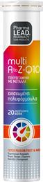 MULTI A TO Z & Q10 20 EFFER.TABS,ΣΥΜΠΛΗΡΩΜΑ ΔΙΑΤΡΟΦΗΣ ΠΟΛΥΒΙΤΑΜΙΝΩΝ, ΜΕΤΑΛΛΩΝ & ΣΥΝΕΝΖΥΜΟΥ Q10 ΓΙΑ ΕΝΕΡΓΕΙΑ & ΤΟΝΩΣΗ ΚΑΤΑ ΤΗΣ ΚΟΥΡΑΣΗΣ ΜΕ ΓΕΥΣΗ ΦΡΟΥΤΟ ΤΟΥ ΠΑΘΟΥΣ & ΜΑΝΓΚΟ PHARMALEAD