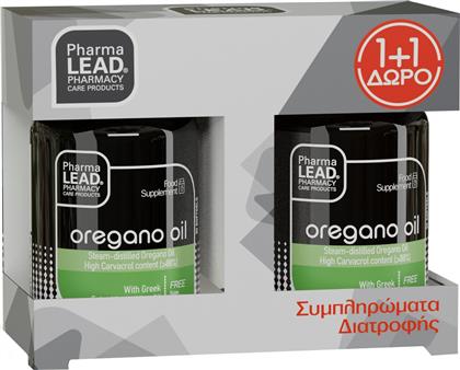 PROMO OREGANO OIL ΣΥΜΠΛΗΡΩΜΑ ΔΙΑΤΡΟΦΗΣ ΜΕ ΕΛΑΙΟ ΡΙΓΑΝΗΣ ΕΛΛΗΝΙΚΗΣ ΠΡΟΕΛΕΥΣΗΣ ΓΙΑ ΤΗΝ ΚΑΛΗ ΛΕΙΤΟΥΡΓΙΑ ΤΟΥ ΑΝΟΣΟΠΟΙΗΤΙΚΟΥ - ΑΝΑΠΝΕΥΣΤΙΚΟΥ ΣΥΣΤΗΜΑΤΟΣ 60CAPS (2X30CAPS) PHARMALEAD