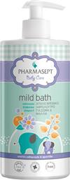 BABY CARE MILD BATH 3M+ ΒΡΕΦΙΚΟ ΑΦΡΟΛΟΥΤΡΟ ΓΙΑ ΣΩΜΑ - ΜΑΛΛΙΑ ΧΩΡΙΣ ΑΛΚΑΛΙΑ Η ΣΑΠΟΥΝΙ ΜΕ ΟΥΔΕΤΕΡΟ PH 1L PHARMASEPT