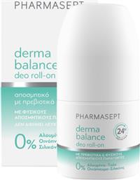 DERMA BALANCE DEO ROLL-ON ΑΠΟΣΜΗΤΙΚΟ ROLL-ON ΜΕ ΠΡΕΒΙΟΤΙΚΑ & ΦΥΣΙΚΟΥΣ ΑΠΟΣΜΗΤΙΚΟΥΣ ΠΑΡΑΓΟΝΤΕΣ 50ML PHARMASEPT