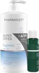 PROMO HYGIENIC SHOWER GEL 1LT & SCALP BIOME SOOTHING SHAMPOO 100ML PHARMASEPT