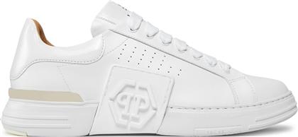 ΑΘΛΗΤΙΚΑ LO-TOP SNEAKERS FACS USC0474 PLE025N ΛΕΥΚΟ PHILIPP PLEIN