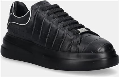 ΔΕΡΜΑΤΙΝΑ ΑΘΛΗΤΙΚΑ ΠΑΠΟΥΤΣΙΑ MEGASTAR ΧΡΩΜΑ: ΜΑΥΡΟ, USC0771.PLE005.0202 PHILIPP PLEIN