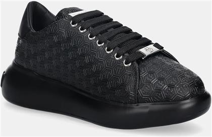 ΔΕΡΜΑΤΙΝΑ ΑΘΛΗΤΙΚΑ ΠΑΠΟΥΤΣΙΑ MEGASTAR ΧΡΩΜΑ: ΜΑΥΡΟ, USC0862.PLE005.0202 PHILIPP PLEIN