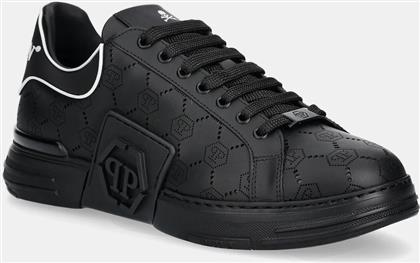 ΔΕΡΜΑΤΙΝΑ ΑΘΛΗΤΙΚΑ ΠΑΠΟΥΤΣΙΑ PHANTOM KICKS PHILIPP PLEIN