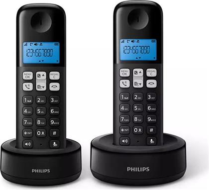 ΑΣΥΡΜΑΤΟ ΤΗΛΕΦΩΝΟ D1612BGRS - ΜΑΥΡΟ PHILIPS