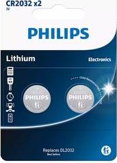 ΜΠΑΤΑΡΙΑ CR2032 3V 2ΤΜΧ PHILIPS