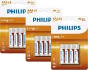 ΜΠΑΤΑΡΙΑ LONGLIFE 3A 12 TEM PHILIPS