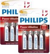 ΜΠΑΤΑΡΙΑ POWER ALKALINE LR6P4B/10 AA 8ΤΕΜ PHILIPS