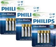 ΜΠΑΤΑΡΙΑ ULTRA ALKALINE 3A 12TEM PHILIPS από το e-SHOP