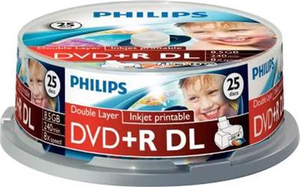 ΔΙΣΚΟΙ CD/DVD DVD+R 8.5GB 25 ΤΜΧ PHILIPS
