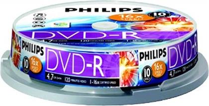 DM4S6B10F DVD-R 4,7 16X 120 TWR 10P PHILIPS