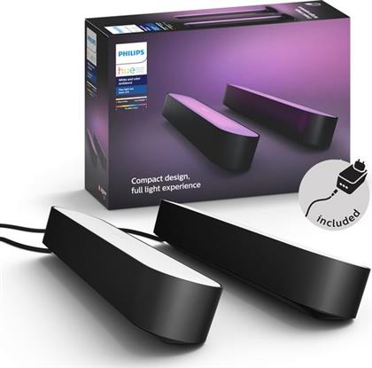 HUE WHITE AND COLOR AMBIANCE PLAY LIGHT BAR 2-PACK BLACK SMART HOME PHILIPS
