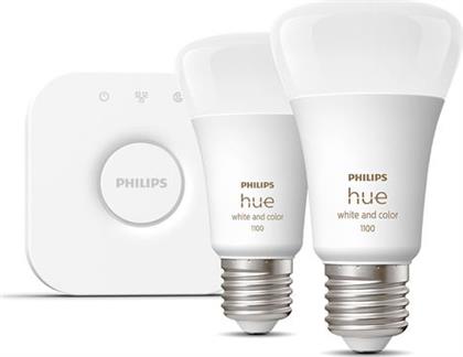 HUE WHITE AND COLOR AMBIANCE STARTER KIT E27 SMART HOME PHILIPS από το ΚΩΤΣΟΒΟΛΟΣ