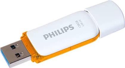 SNOW 128GB USB 3.1 STICK ΛΕΥΚΟ/ΠΟΡΤΟΚΑΛΙ PHILIPS από το PUBLIC
