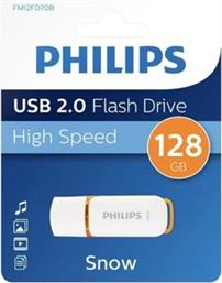 SNOW EDITION 128GB USB 2.0 FLASH DRIVE SUNRISE ORANGE FM12FD70B/00 PHILIPS