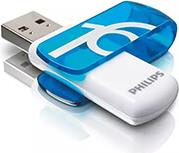 VIVID EDITION 16GB USB 2.0 FLASH DRIVE OCEAN BLUE FM16FD05B/00 PHILIPS
